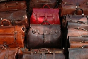 Leather Suitcases, Travel Morocco